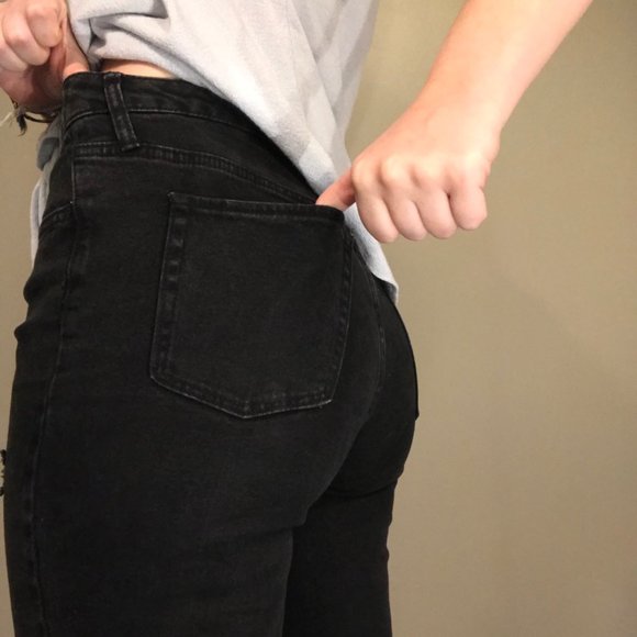 Wild Fable Size 8 High Waisted Ripped Jeans - Picture 4 of 8